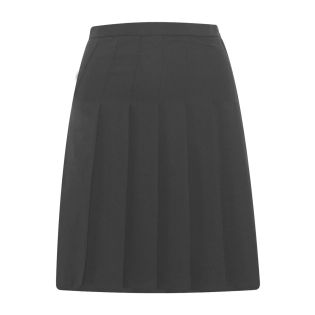 Designer Pleated Skirt Steel Grey