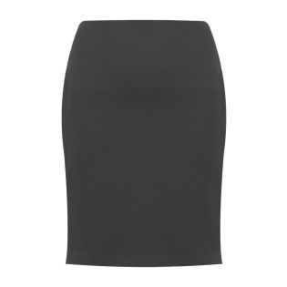 Designer Straight Skirt Steel Grey
