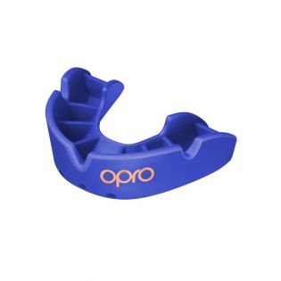 OPRO Bronze Senior Mouthguard Blue