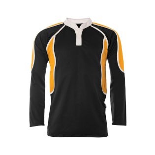 Pro Tec Rugby Shirt Black/Gold