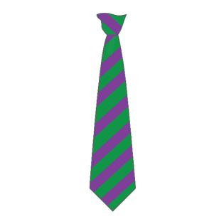 Tie Clip Str.Broad Non-Stock Emerald/Purple