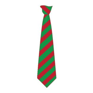 Tie Clip Str.Broad Non-Stock Emerald/Red