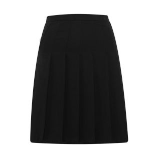 Designer Pleated Skirt Black
