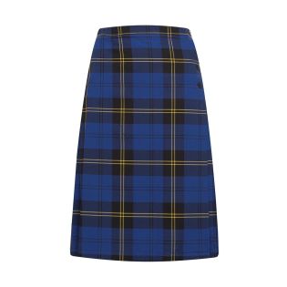 Kelso Tartan Skirt Royal Blue