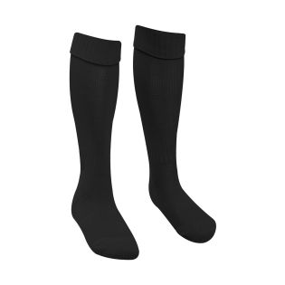 Plain Sports Socks Black