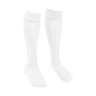 Plain Sports Socks White