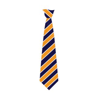 Tie Clip St.Sp.2 Wc Brooksbank Navy/Gold