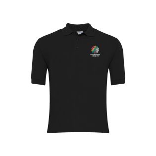 BMB Penthouse Polo Shirt w/ Self Coloured Buttons (3PP) Crew Black