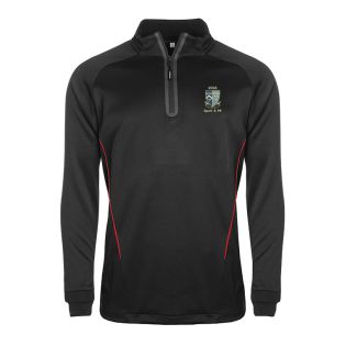 APTUS 1/4 Zip Training Top Dr Challoners GS Black/Red