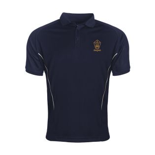 APTUS Polo Shirt De La Salle(Basildon) Navy/White