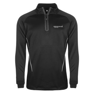 APTUS 1/4 Zip Training Top Greenshaw HS Black/White