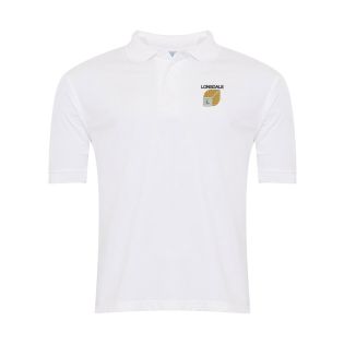 BMB Penthouse Polo Shirt w/ SC Buttons Lonsdale School White