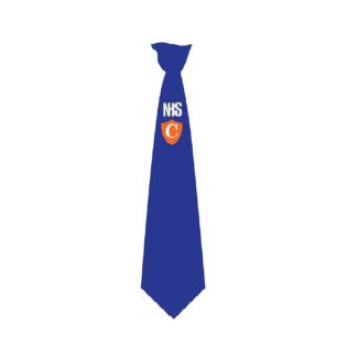 Notley High School Tie Logo Royal/Orange