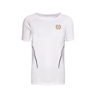 Performance Female S.S Training Top St Christophers White/Navy