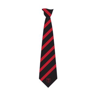 Tie Clip TIbshelf School Black/Red