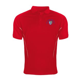 Weaverham HS APTUS Polo Shirt Red/White