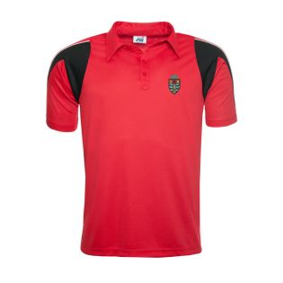 Vapour Polo Woolwich Poly Sch for Boys Red/Black