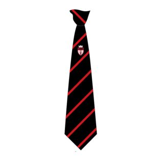 Tie 1 Logo Woolwich Poly Bl/Re