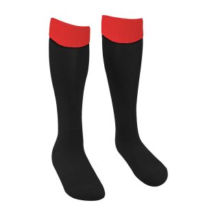 Banner Contrast Sports Socks Black/Red
