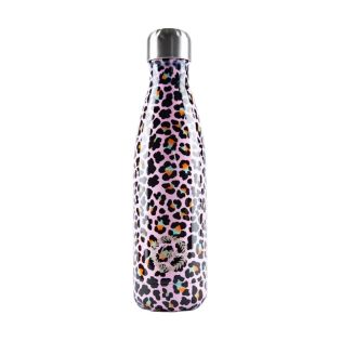 Hype Disco Leopard Water Bottle Multi