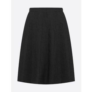 Special MTO Long 36 Pleated Skirt Black
