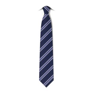 Tie Clip St.Sp.2 Wc Brooksbank Navy/Mauve