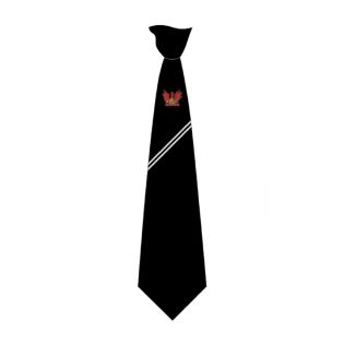 Tie 1 Logo Cheam High School Black/Silver