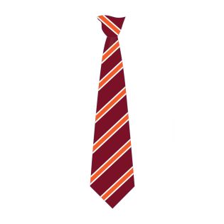 Calthorpe Park School Tie Maroon/Orange