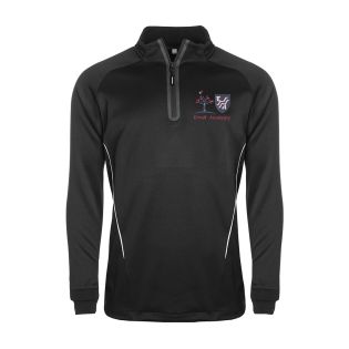 Performance Qtr Zip Training Top Ernulf Academy Black/White
