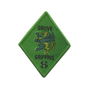 Highdown School Woven Badges Emerald