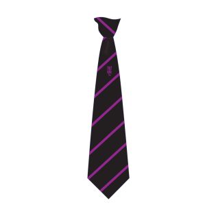 Tie Clip 1 Logo Huish Episcopi Academy Black/Purple