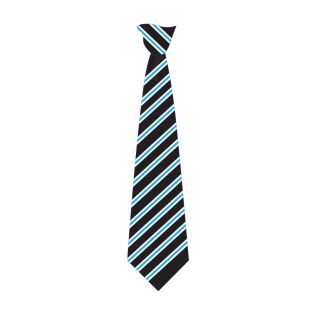 Tie Clip St.Sp.2Wc Longsands Academy Black/Blue