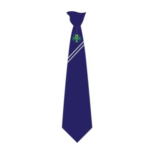 Tie 1 Logo Oaks Park High School Navy/Silver