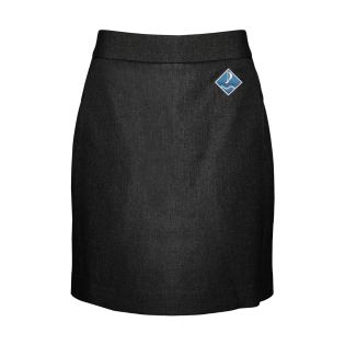 S-Cut Straight Skirt Paignton Academy Black
