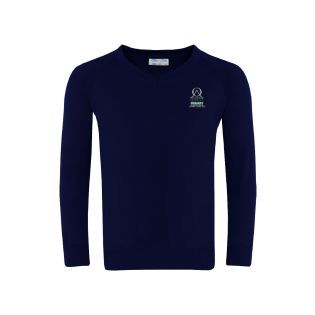 Classic V-Neck Quest Academy Primary Classic Navy