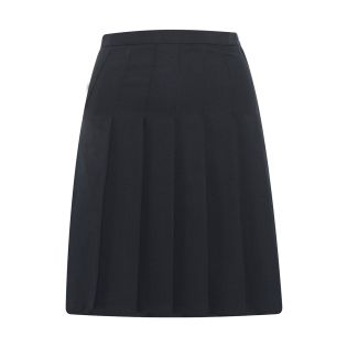 Designer Pleated Skirt Navy