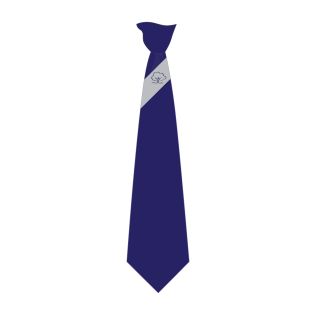 Tie Salford City Academy Navy/Silver