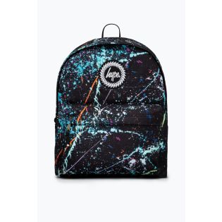 Hype Teal & Orange Paint Brush Backpack Multi