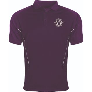 Performance Polo Shirt Worthing HS Purple/White