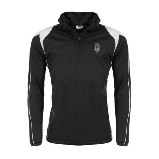 Performance Qtr Zip Training Top Woolwich Poly Boys Black/White