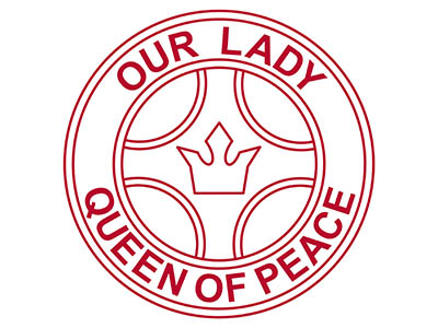 Our Lady Queen of Peace school logo