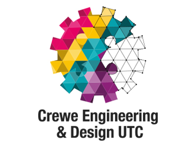 Crewe Engineering & Design UTC school logo