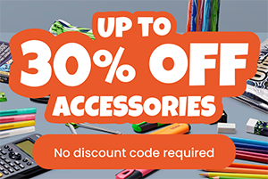 Up to 30% off accessories